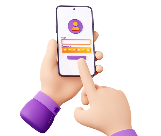 تصویر مربوط به صفحه ورود به حساب کاربری