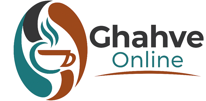 لوگوی بالای صفحه در وبسایت قهوه آنلاین